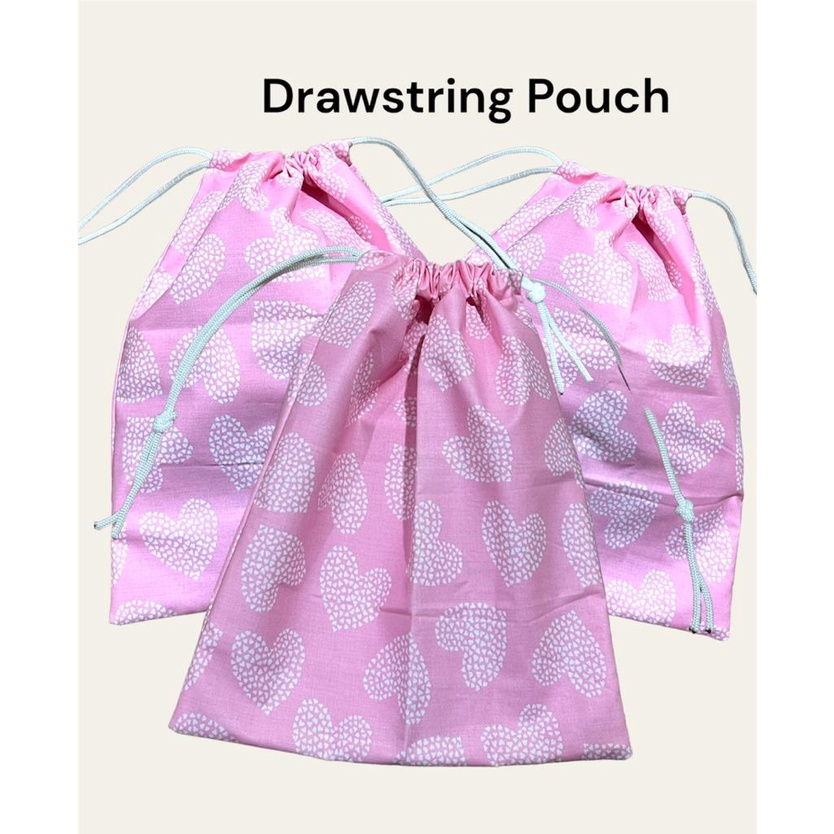 Fawn'G Handmade - Drawstring Pouch Valentine Gift Pouch Serut