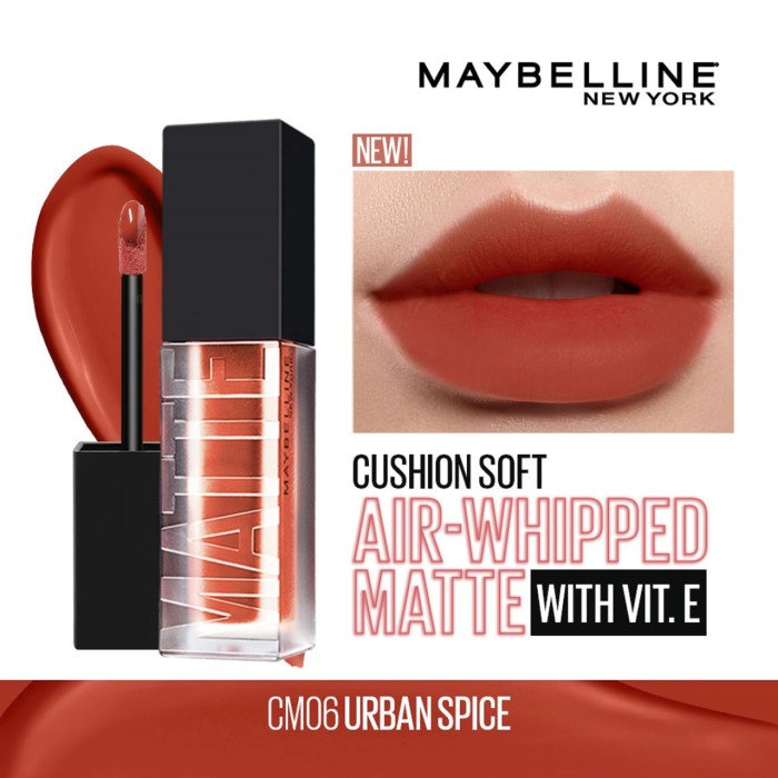 MAYBELLINE Sensational Cushion Matte Lip Tint Lip Cream Tahan Lama