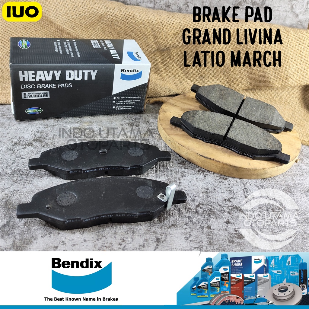 Brake Pad BENDIX Grand Livina L11 XGear Kampas Rem BENDIX DB1819