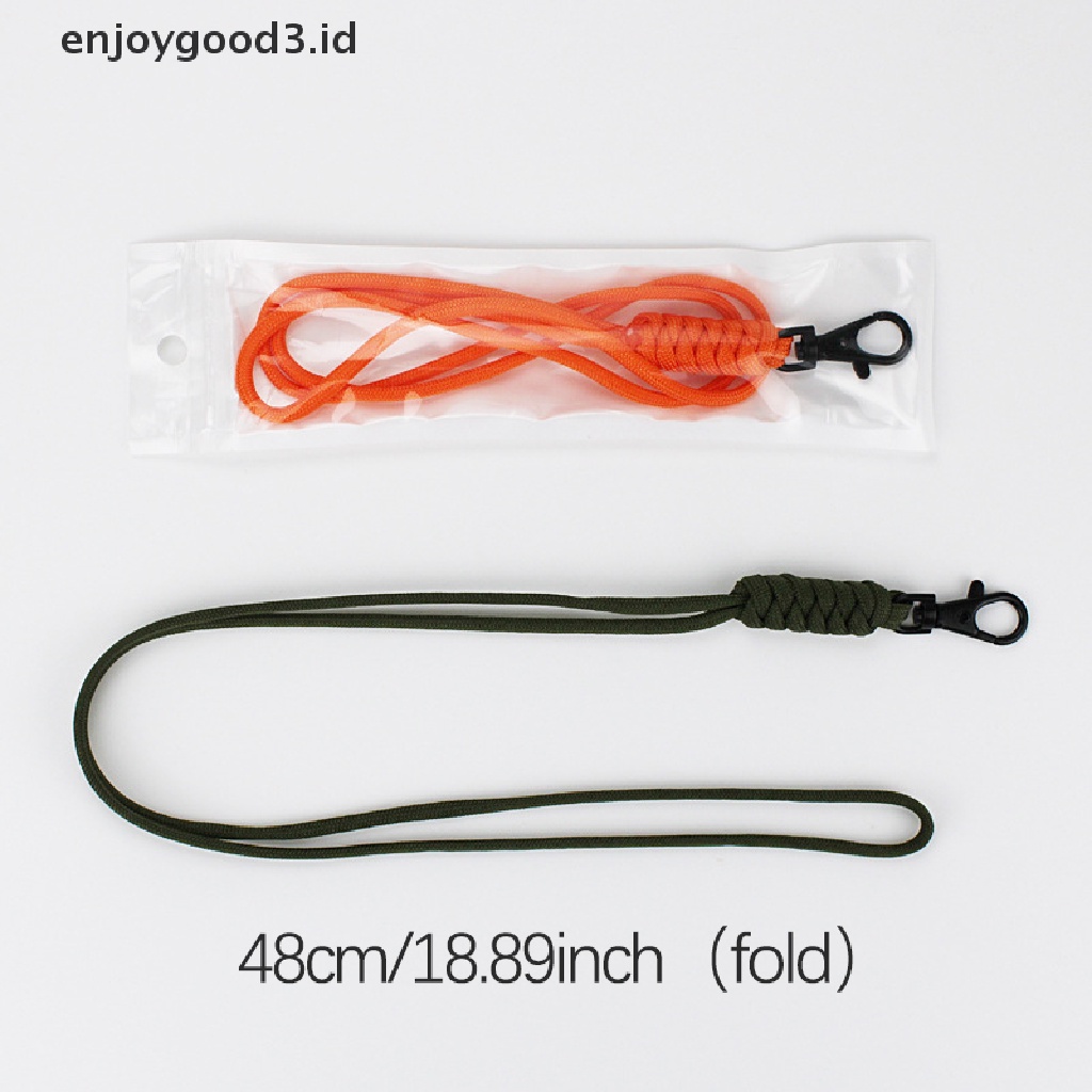 [Rready Stock] Cincin Gesper Yang Dapat Diputar Kekuatan Tinggi Cord Lanyard Gantungan Kunci Ponsel (ID)