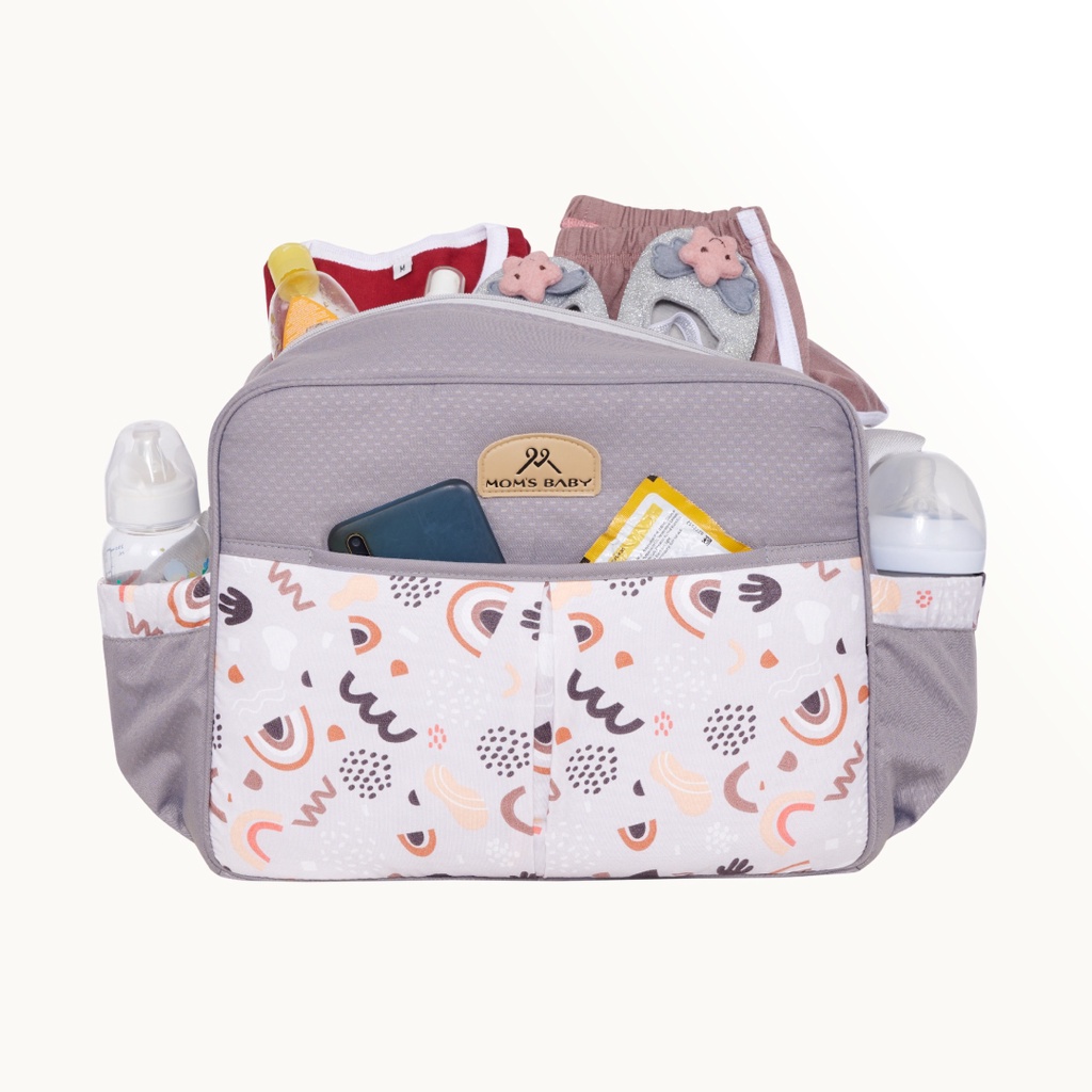 Moms Baby Diaper Bag Tas Bayi Medium Aurora Series MBT-3056