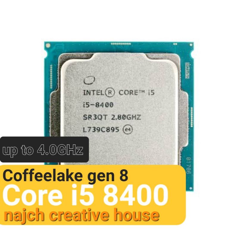 Core i5 8400 Coffeelake Soket 1151 Gen 8 Intel Processor