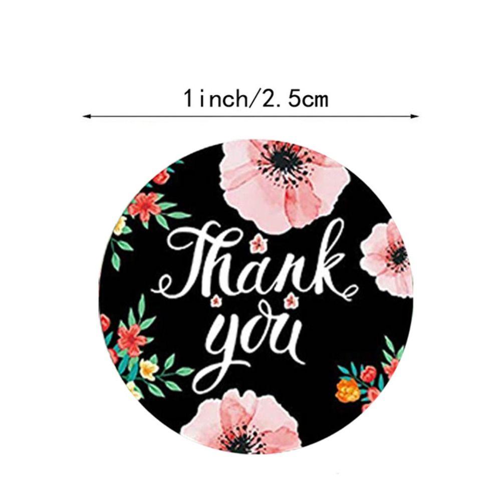 Stiker Thank You Agustina Roll Kemasan Mini Scrapbooking Hand Rekening Amplop Segel Sealing Stiker Stiker Dekorasi