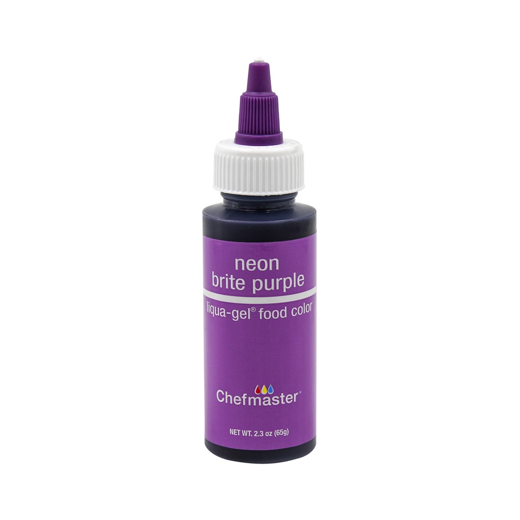 

Chefmaster LiquaGel Neon Brite Purple 65gr / Pewarna Makanan