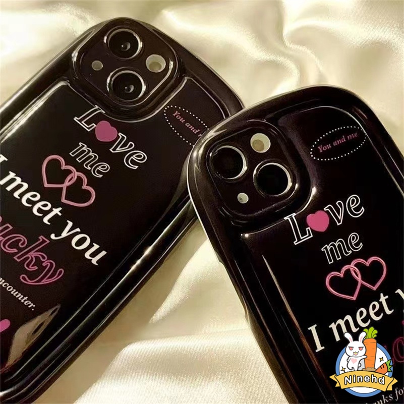 IPHONE Casing Kompatibel Untuk Iphone14 13 12 11 Pro Max X Xr Xs Max8 7 6 6s Plus SE Ins Sweet Cool Heart Love Airbag Phone Case Bumper Silikon Tebal Shockproof Lembut TPU Penutup Belakang