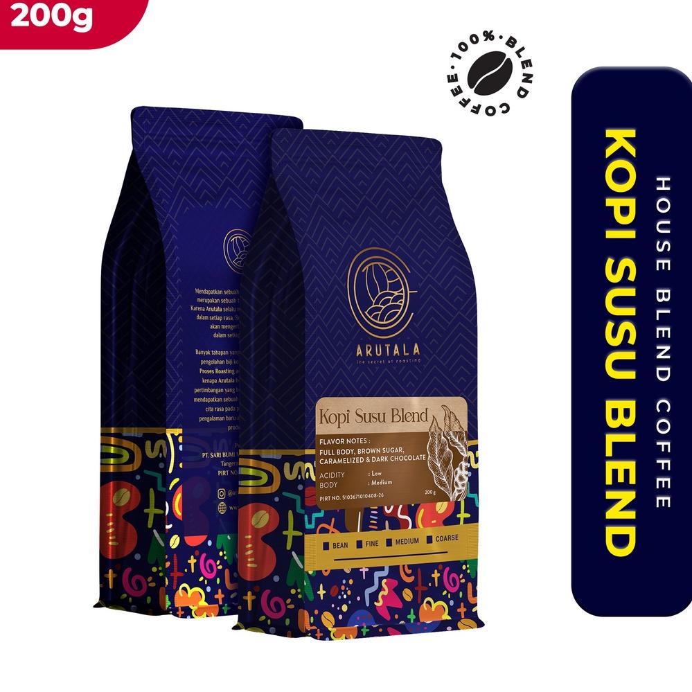 

jby14 ARUTALA Blend Coffee for kekinian kopi susu 200 gram ,.,.,.,.,.,