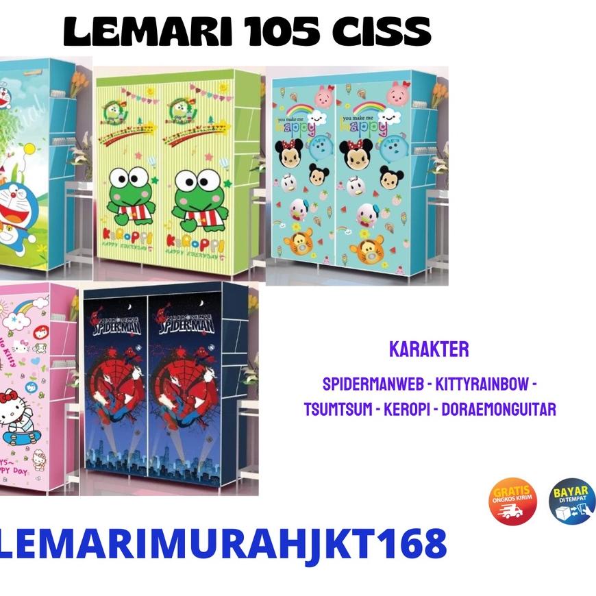 ➫ SHENAR - LEMARI 2SISI LEMARI PAKAIN LEMARI GANTUNGAN LEMARI 105CISS LEMARI KARAKTER LEMARI SERBAGU