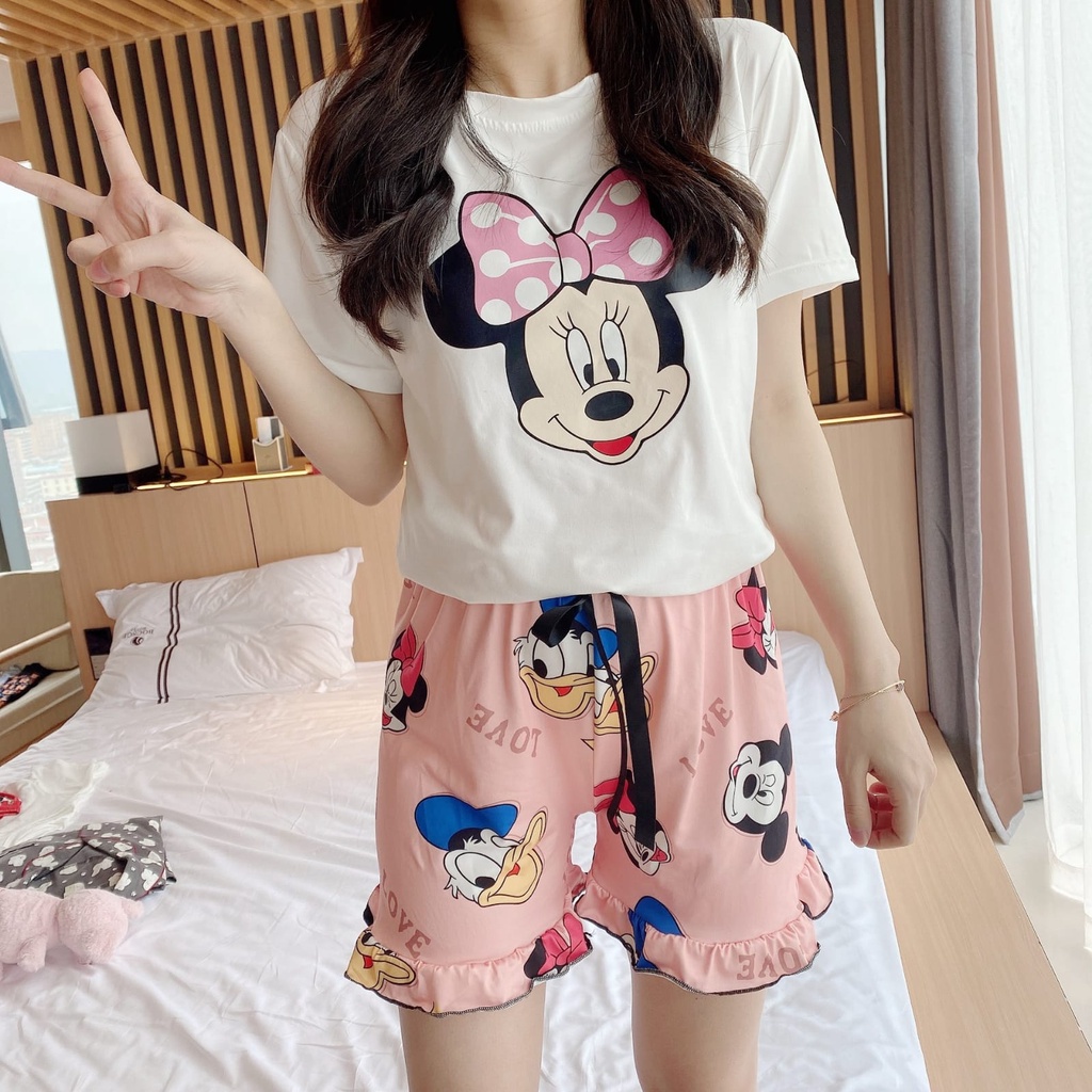 TELLY ➡️ 381 Set Baju Tidur Wanita Import No Cup Hotpant