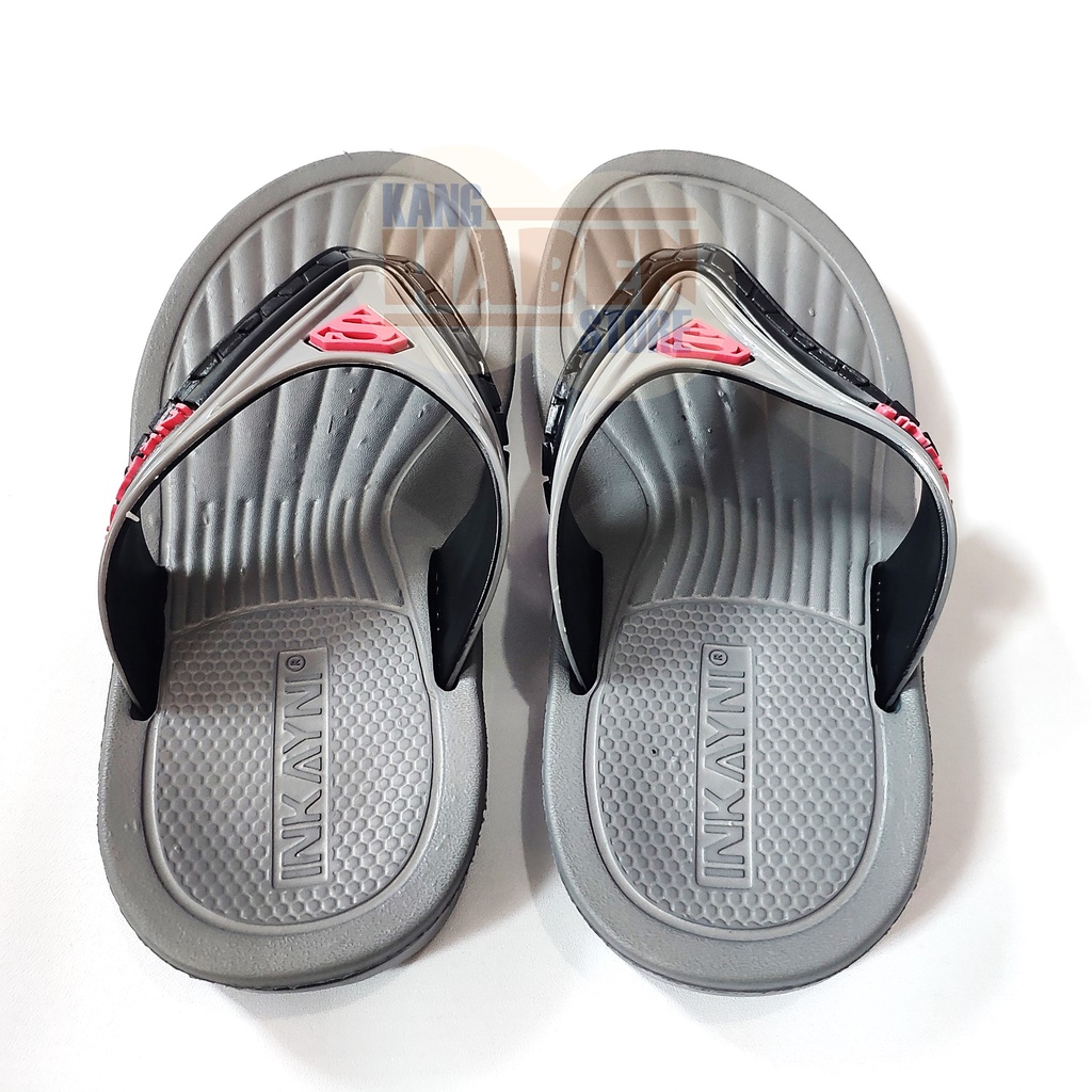 Habenkids Sandal Jepit Anak Tanggung Emblem Manusia Super Keren