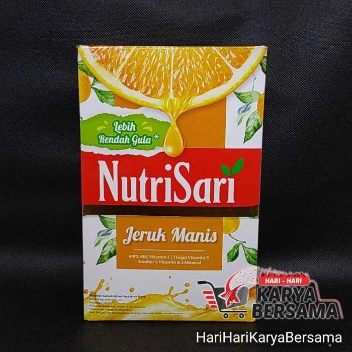 

MINUMAN SERBUK NUTRISARI NUTRI SARI JERUK MANIS BOX 500GR