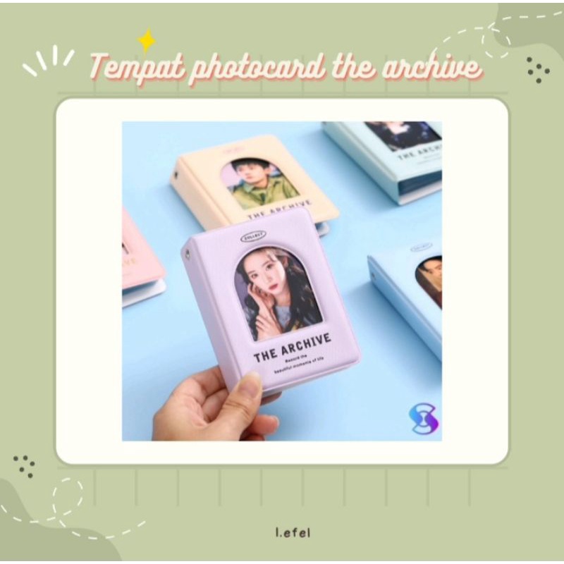 Open PO Tempat Photocard The Archive  -i.efel-