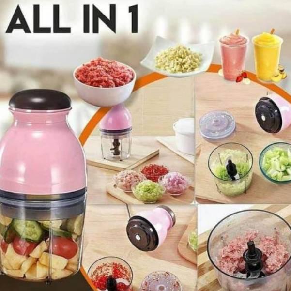 ➪ Chopper Belender Blender Kapsul  Serbaguna Mini MPASI Bayi / Hand Blender Coper Bumbu Daging ☺