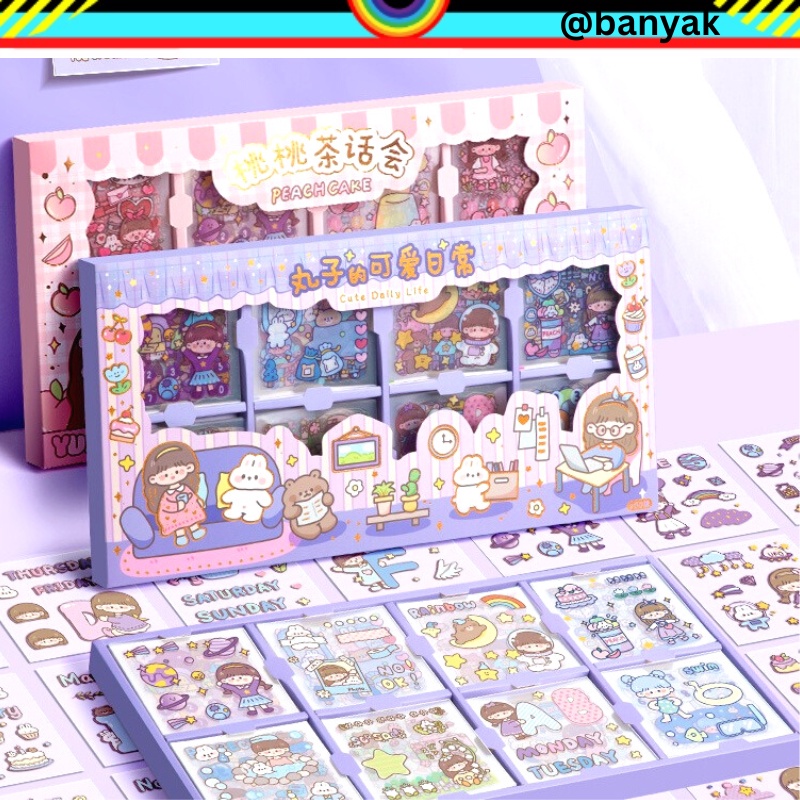 

Isi 200 Lembar Sticker Deco Aesthetic Lucu Momo Stiker Anti Air Tumblr DIY Hp Stiker Motif Kartun Lucu ala Korea Dekorasi Buku Diary Memo Journal Catatan Harian Anak Sekolah Alat Tulis Bahan Stiker Transparant Bisa Untuk Kado Ulang Tahun @banyak