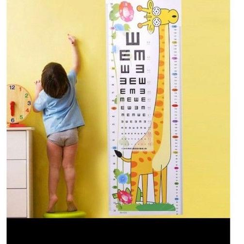 V38 TANPA PEREKAT wall sticker tinggi badan wallsticker dinding grow up giraffe dekorasi interior ka