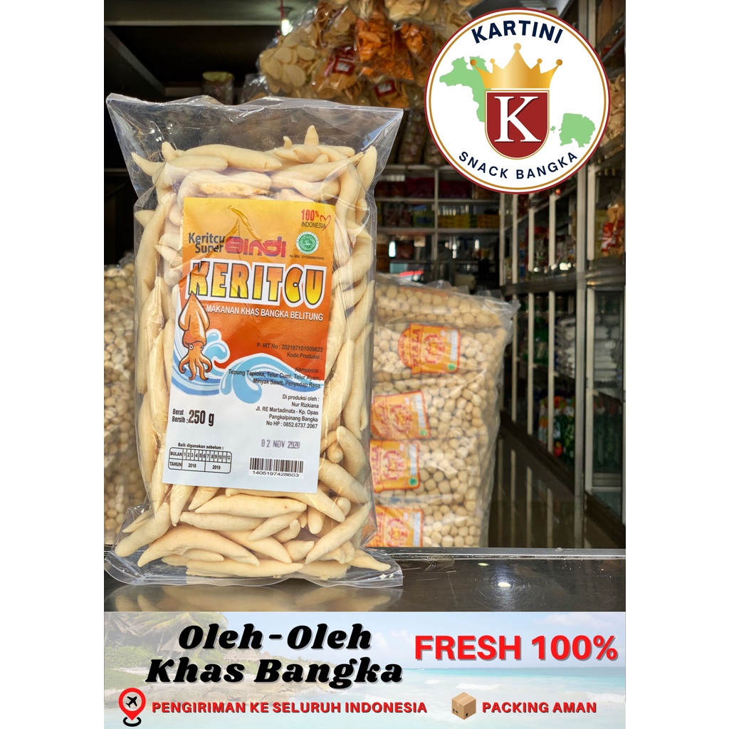 

Kericu Sindi 250gr Khas Bangka