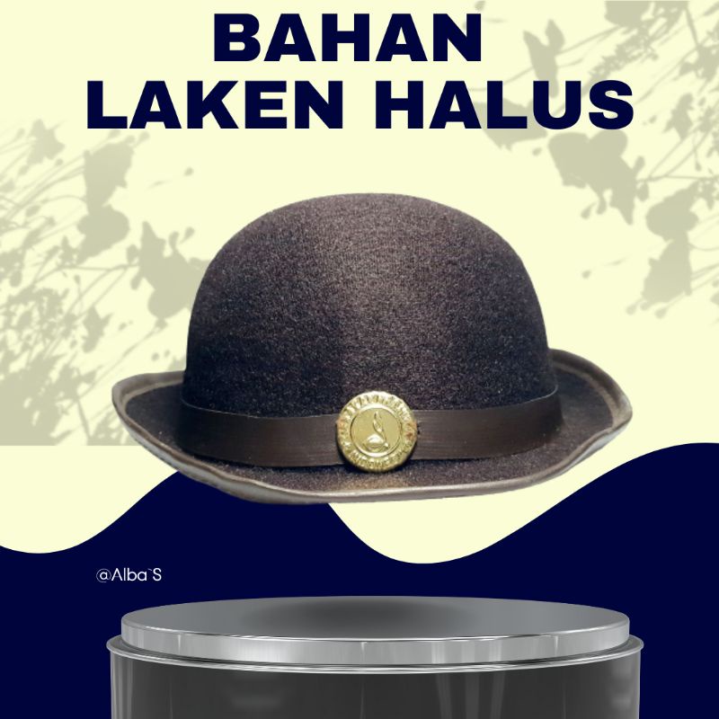 Topi Boni Pramuka Bahan Laken dan rajut