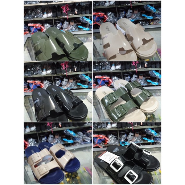 MOKAGA - Sandal Jelly Slop Luofu Wanita