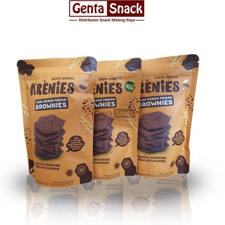 

E90 [BELI BANYAK DAPET DISKON] KRENIES KREKERS BROWNIES 60gram BARANG TERUPDATE む