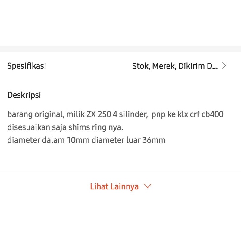 Yukk Piston Shim Monoshock KAWASAKI Ninja ZX25R PNP RM85 KLX 140 150 Head Shims Shockbreaker