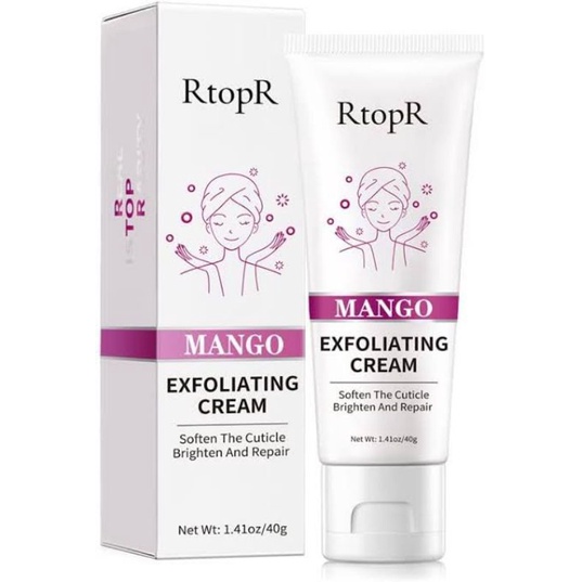 RtopR Face Exfoliating Cream Whitening Moisturizer Reapir Facial Scrub