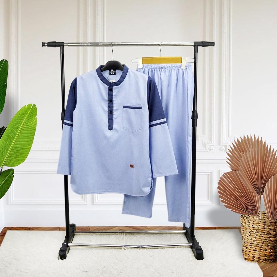 Rekomendasi Baju Muslim Setelan Koko lengan panjang  Anak - Setelan  anak laki-laki umur 5-12  tahun