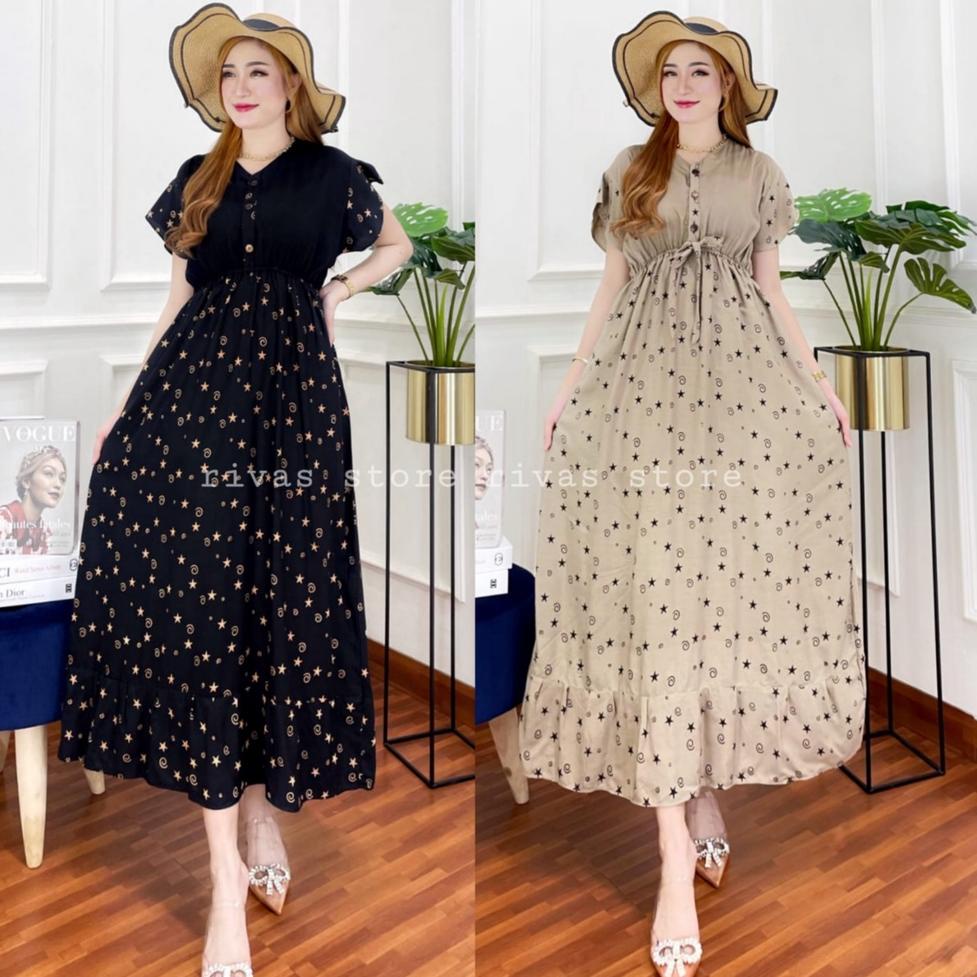 Murah Dress kekinian - Dres rayon premium - Aurel dress - Dres rayon  - dress premium