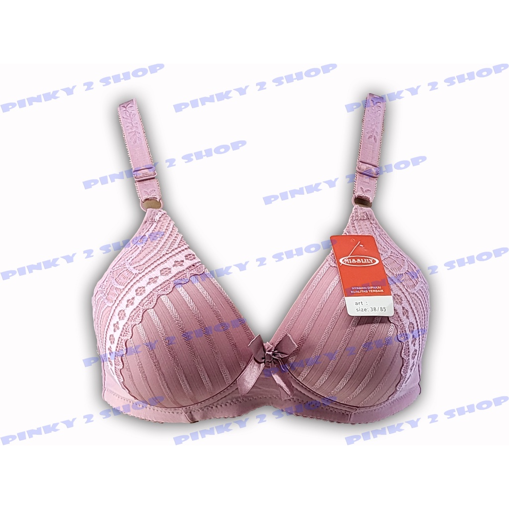 BRA BUSA TIPIS BH SALUR KOMBINASI RENDA SIZE 36 - 42 KAIT 3