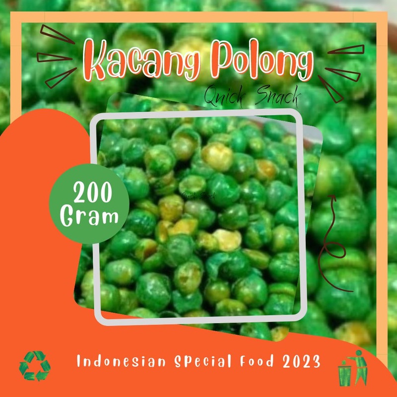 

KACANG POLONG HIJAU/POLONG IJO GURIH ASIN - 200 GRAM