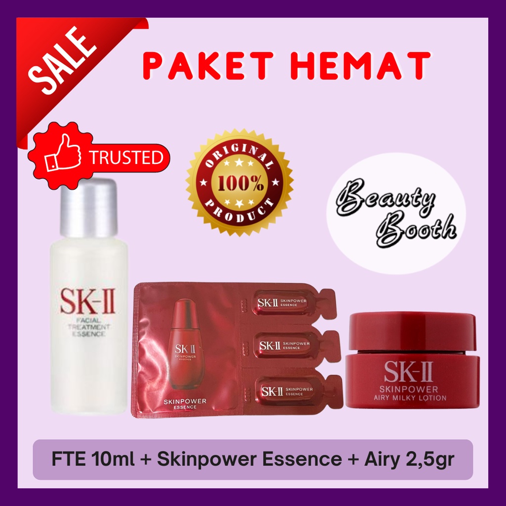 SK-II SKII SK2 FTE 10ml + Skinpower Essence Sachet+ AIRY 2,5gr