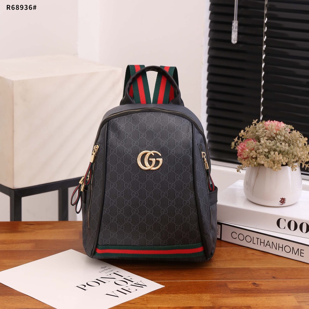 G GG Multy Fungsi Backpack Gold Hardware R68936