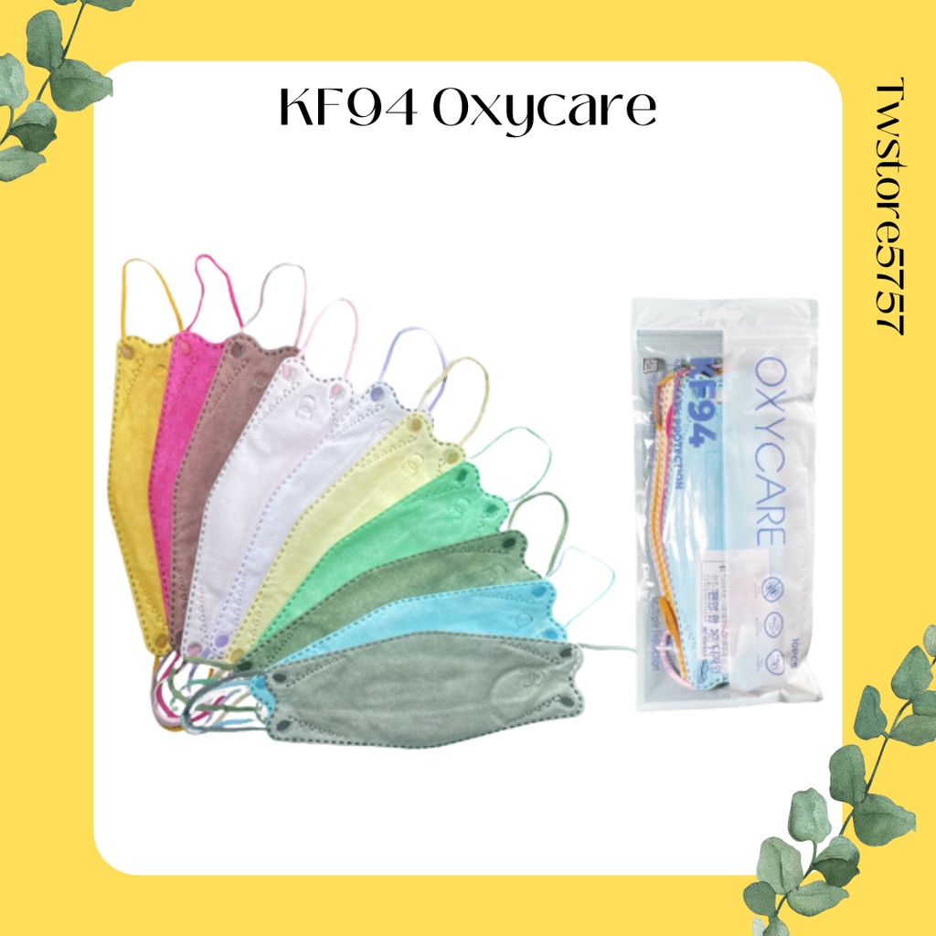 MASKER KF94 OXYCARE/KEA/WE CARE/CAREINDO/YNB WARNA EARLOOP ISI 10PCS PACK