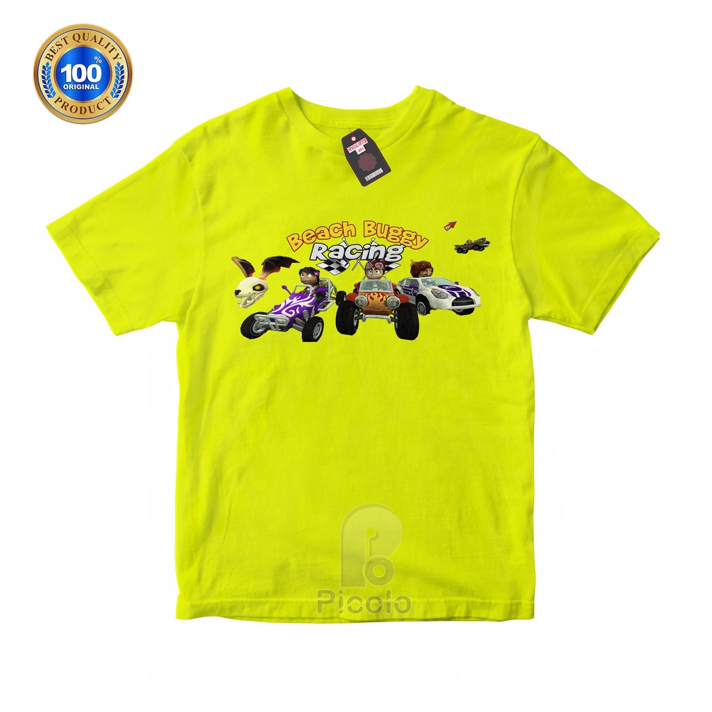 (FREE NAMA) BAJU KAOS ATASAN ANAK MOTIF BEACH BUGGY RACING UNISEX Bahan COTTUN