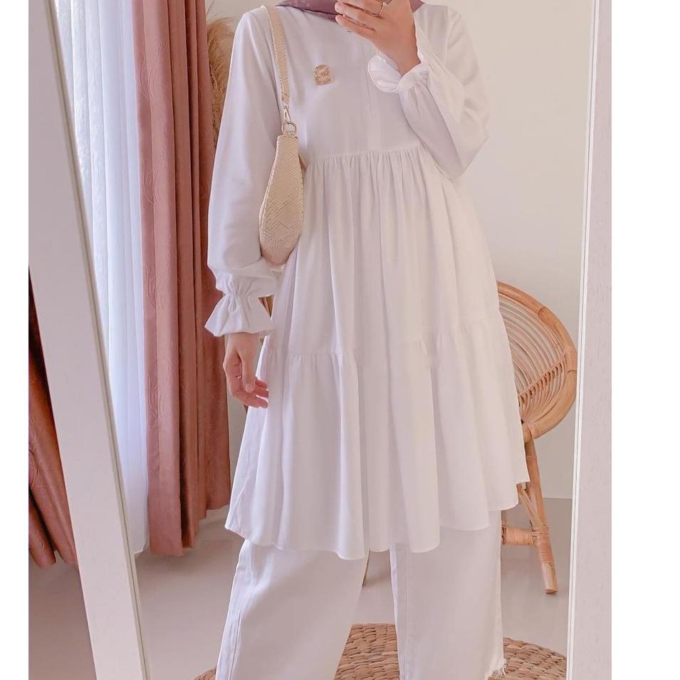 Terjangkau Soraya Tunik || tunik rempel polos