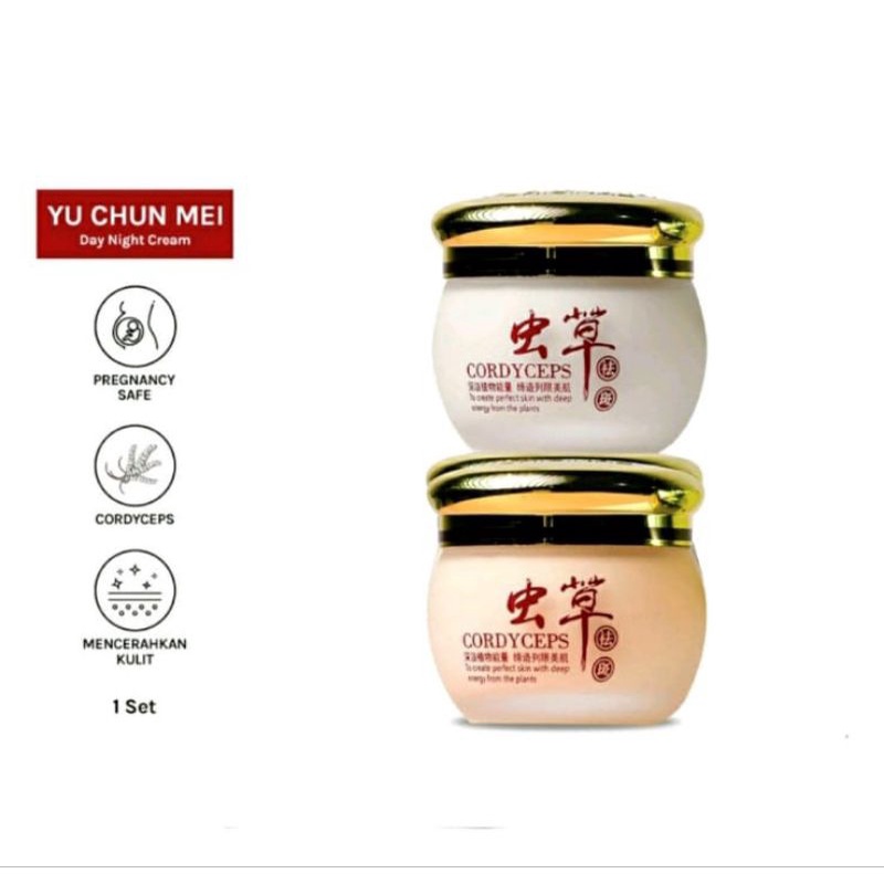 Cream yu Chen Mei Cordy ceps/Cream siang malam yu Chen mei