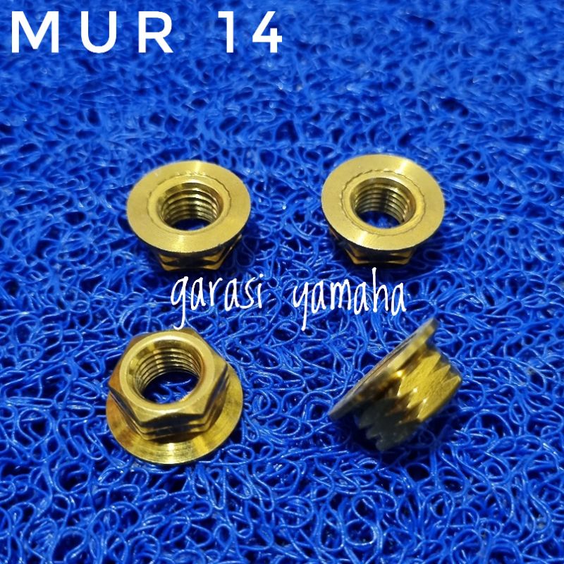 Mur 14 gold probolt harga per buah mur 14 probolt thailand