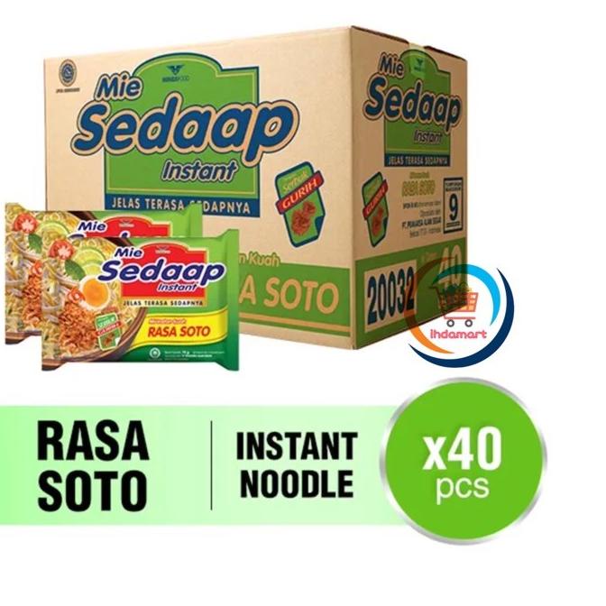 

⅍ Mie Sedaap Soto 75 gram 1 Dus Isi 40 pcs ❃