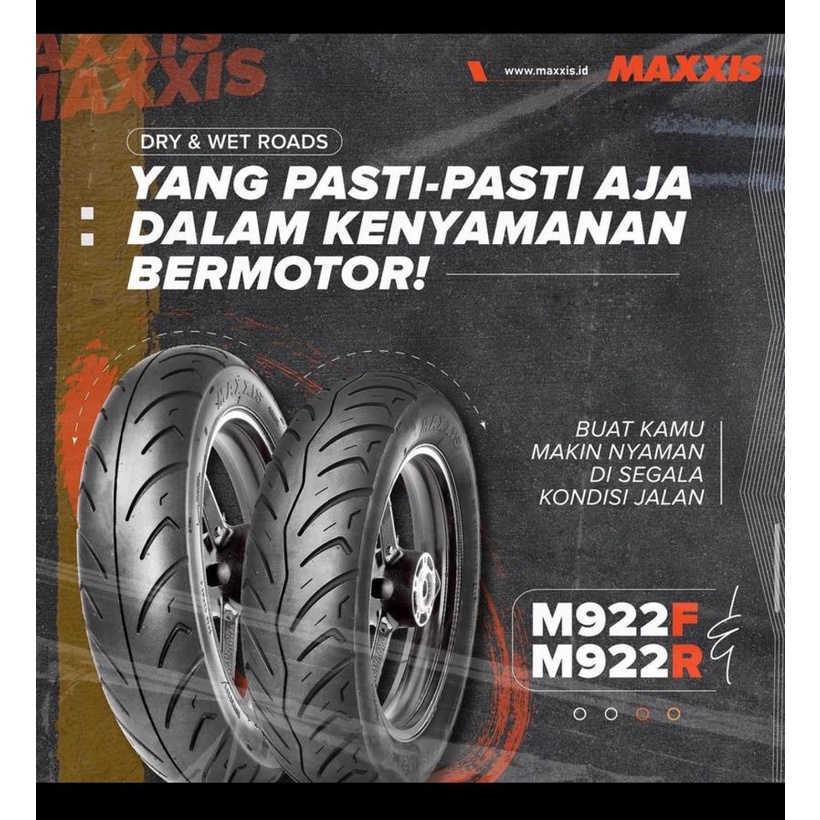 Ban Tubeless Maxxis DEPAN 100/90-12 Scoopy Donat FreeGo M922F