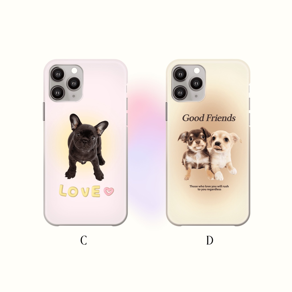 Feragatha Hardcase Fullprint Custom Case Handphone Casing Hp Tema Furriends Anjing Cute Dog