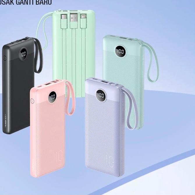 ❆ Powerbank MOFIT M19 10000mAh + Fast Charge 2.4A Real Capacity Original ●