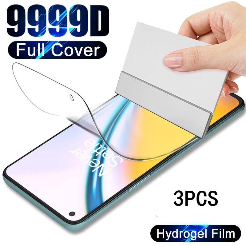 3pcs Pelindung Layar Untuk Oneplus 3 3T 5 5T 6 6T 7 7T 8T 9R 9RT 10 10R Hydrogel Film Untuk Oneplus Nord N100 N10 5G