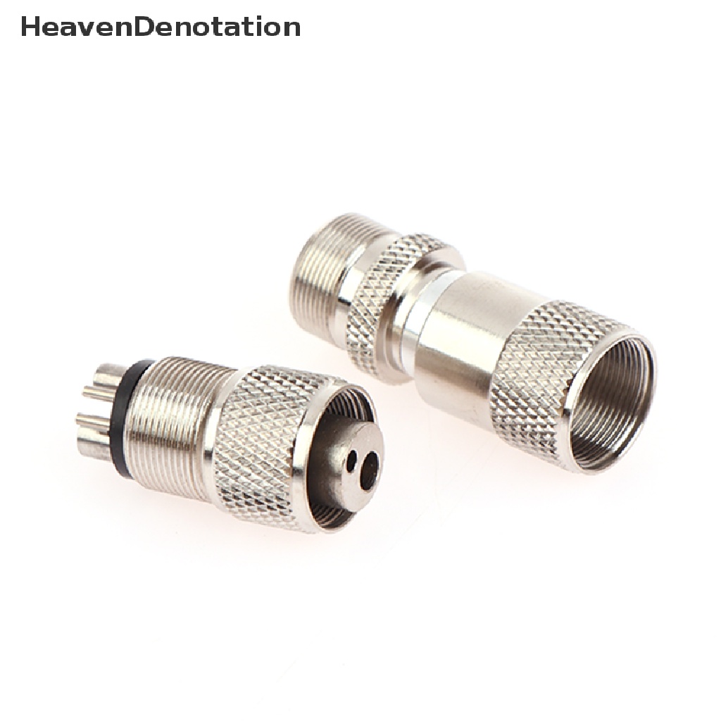 [HeavenDenotation] Adaptor Handpiece Turbin 4lubang 2lubang Changer Konektor Untuk High Speed Handpiece Sparepart Alat Selang Tubing HDV