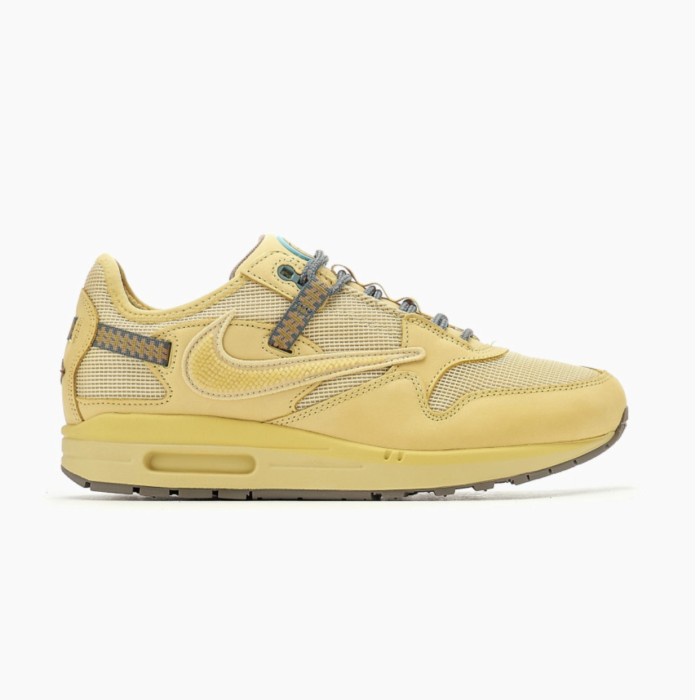 NIKE AIR MAX 1 Travis Scott Cactus Jack Saturn Gold ORIGINAL 100% - 38.5