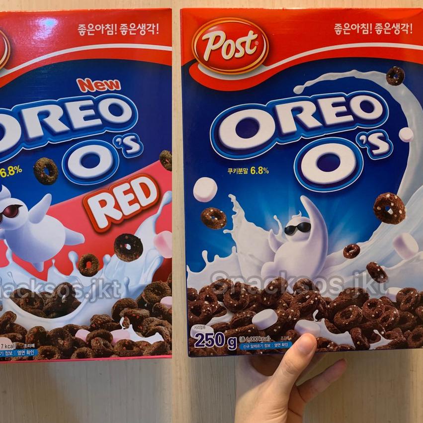 

☆ Post OREO O's Cereal Original / Post Oreo O’s Red with 250g-Made In Korea ▼