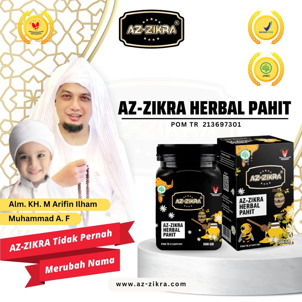 Azzikra Herbal Hitam Pahit / Madu Azzikra Az-Zikra Hitam ASLI