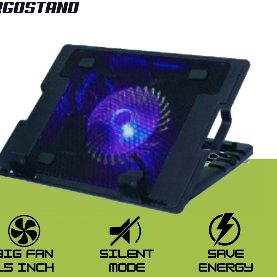 ★ COOLING PAD LAPTOP RGB/PENDINGIN LAPTOP/KIPAS LAPTOP/COOLING FAN LAPTOP GAMING RGB ✾