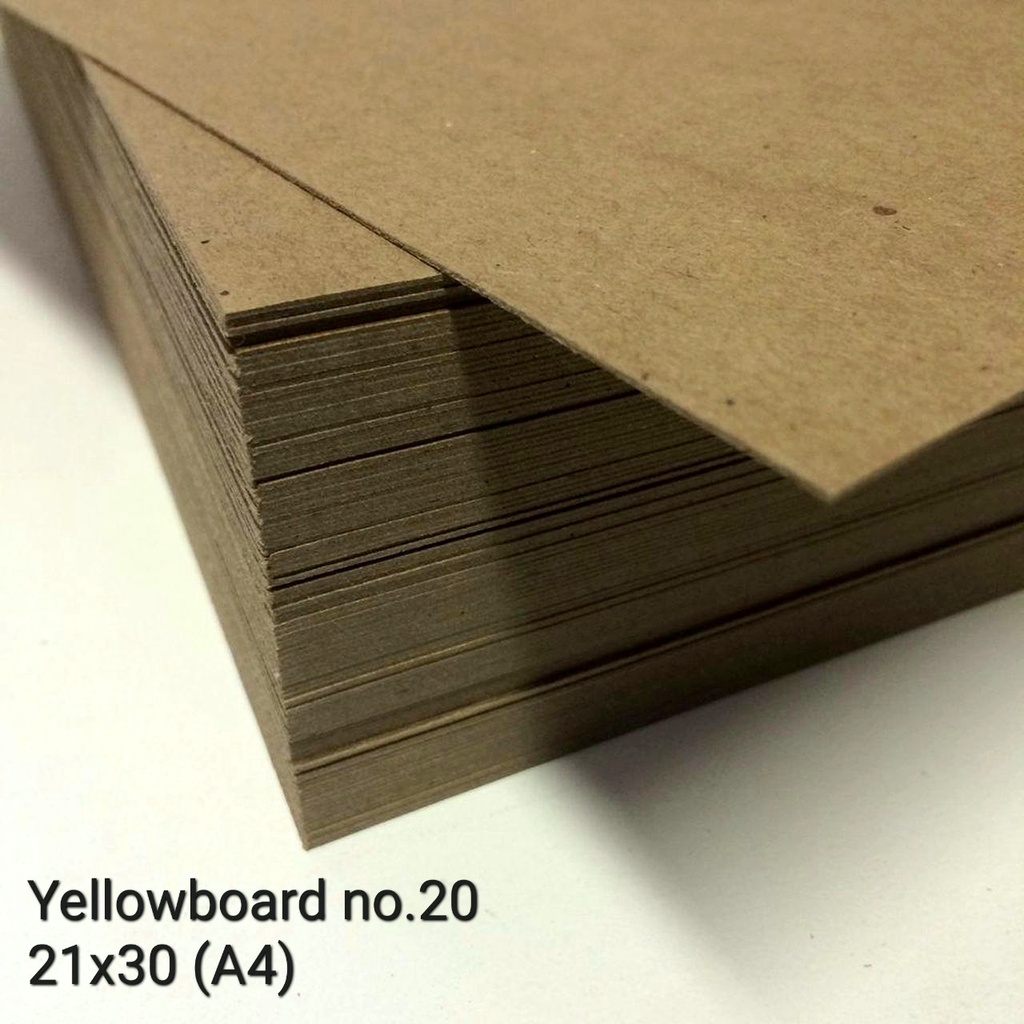 

Yellow board no.20 / bot karton hard board - TEBAL 2,7- 3MM - 21x30 (A4)p