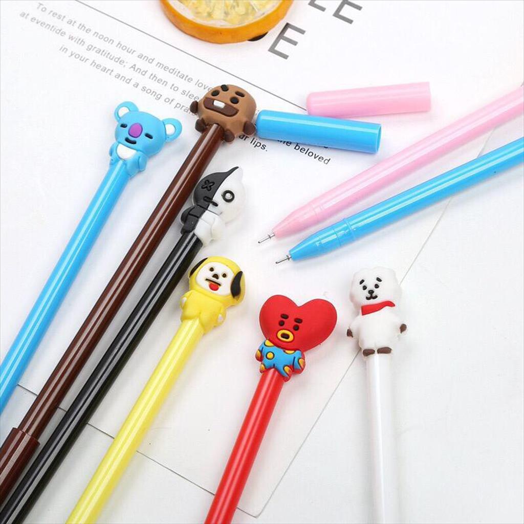 

PIS 028 - Pulpen Bulpen Pena Characters Black ink Gel Pen Pena