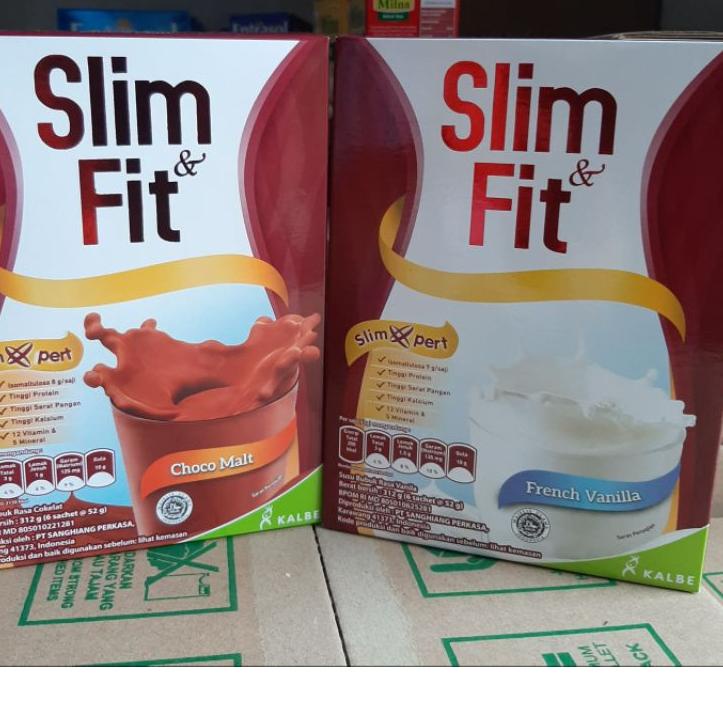 

۞ susu slim & fit diet 312gr coklat/vanila (6x52gr) ♨