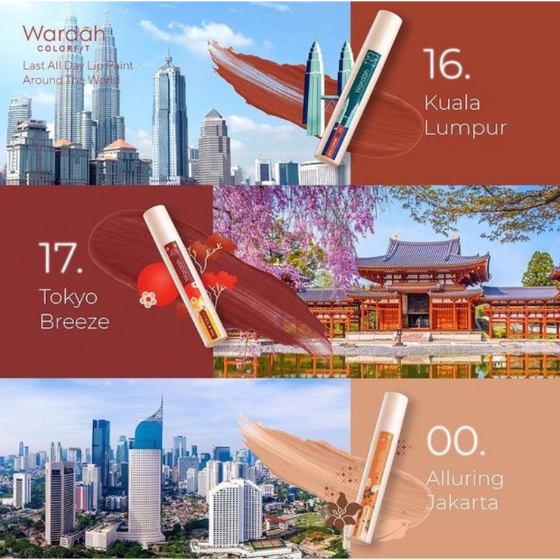 MFI - Wardah Colorfit Last All Day Lip Paint Series