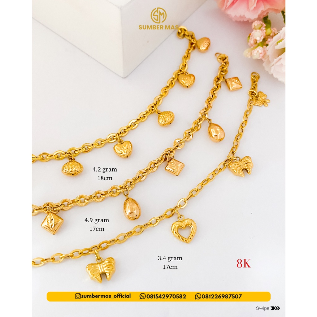 FASHION BRACELET 8K - SUMBER MAS